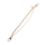 Homoyoyo Beaded Phone Charm Wrist Strap with Pearl Accents Anti-theft Cellphone Lanyard Wristlet Bracelet for Handbags Crossbody Bags Versatile Chain for Secure Carry and Stylish Use