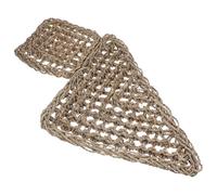 Homoyoyo Bearded Dragon Hammock Seaweed Pet Mat Brown Woven Lizard Sleeping Bed Reptile Tank Accessory for Small Animals Cage