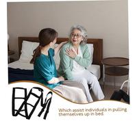 Homoyoyo Bed Ladder Assist Strap with Cushioned Handles Thick Webbing Sit Up Pull Up Aid for Elderly Injury Pregnant and Bedridden Patients Grip Rope Ladder for Safe Rising Support