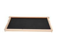 Homoyoyo Bee Frame Holder, Beehive Frame Rack, Pine Wood and Plastic, Black, for Beekeeping and Honey Harvesting, for Beekeepers and Hobbyists