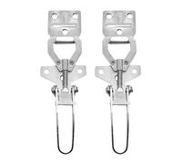 Homoyoyo Beehive Box Connector Latch 2Pcs Silver Galvanized Steel with Quick Install Feature for Beekeeping Equipment and Hive Management