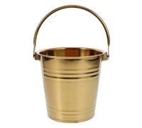 Homoyoyo Beer Wine Container Ice Storage Bucket 1.5l Stainless Steel with Handle Simple Appearance Keeps Beer Wine Bottles at Optimum Drinking Temperature for Nightclubs and Beach Parties