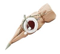Homoyoyo Beige Cat Sleep Bag Tunnel Bed with Hanging Design and Foldable Flannel Polyester Material, for Kitten Use on Deck or Room a Creative and Adorable Pet Nest Bed