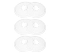 Homoyoyo Bike Flywheel Covers 6Pcs 5.31In Plastic Sprocket Guards Rear Wheel Spoke Protectors Removable Design for Mountain and Road Bike Use