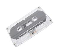 Homoyoyo Blank Cassette Tapes for DIY Handcraft Recording with Transparent Hard Case Vintage Decorative Audio Tape for Greeting Party and Home Wall Decor