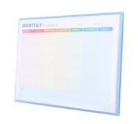 Homoyoyo Blank Monthly Planner Undated Calendar Sheets Flexible Desk Planner for Organizing Tasks Goals Dual Functionality Do Notebook Desk Pad for Productivity Blue