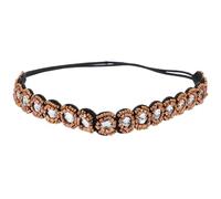 Homoyoyo Bohemian Glass Studded Headband Lightweight Holiday Hair Accessory for Women Versatile Forehead Band for Parties and Travel Design for Girlfriend Mother Daughter
