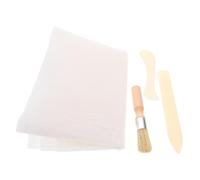 Homoyoyo Bookbinding Cloth Kit with Tools Durable Book Repair Materials for DIY Crafting Includes Cloth Creaser and Brush for Handmade Scrapbooking and Book Restoration