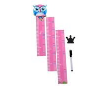 Homoyoyo Boys and Girls Growth Height Chart Height Measuring Ruler Animal Pattern Wall Sticker for Bedroom Living for Tracking Boys and Girls's Progress