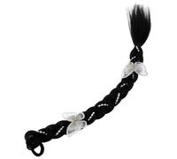 Homoyoyo Braided Fake Ponytail Extension with Hair Tie for Women and Soft Tangled-resistant Hair Accessory Natural Black Braid Styling for Comfortable All-day Wear