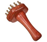 Homoyoyo Brass Meridian Brush for Head Scalp Massage Multi-Functional Brass Massage Tool for Legs Back and Waist Pressure Point Massager for Beauty Salon and Home Wellness