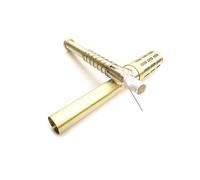 Homoyoyo Brass Moxa Roller Stick Portable Moxibustion Massage Burner for Improved Therapy Gold