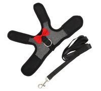 Homoyoyo Breathable Mesh Cloth Rabbit Harness and Leash Set for Small Pets, Lightweight and Easy to Clean Bunny Walking Supplies for Everyday Walk