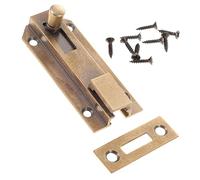 Homoyoyo Bronze Door Bolt Slide Bolt for Sliding Door Locks Lock Necked Design Material for Gate Latches Security