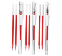 Homoyoyo Brow Mapping Pen Set with 4 Red Pens and 8 Refills, Multi-functional Eyebrow Tattoo Markers for Professional Microblading and Precise Brow Mapping in Beauty Studios