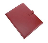 Homoyoyo Business Padfolio Folder PU Leather Multi Pocket Document Organizer with Card Pen Slots Portable Clipboard Function Legal Portfolio for Professional Academic Use