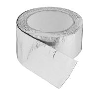 Homoyoyo Butyl Tape Silver Waterproof Self-Adhesive Aluminium Foil Tape Butyl Rubber, Aging Resistant and Non-Shrinking, for Headlight and Glass Repair, Roof and Pipe Leak Sealing