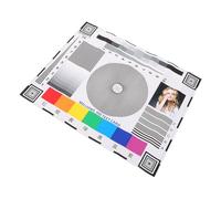 Homoyoyo Camera Focus Test Chart 40X30Cm Large Lens Calibration Target for Ip Video Camera Alignment, Monitor Calibration Card with Back Focus Test for Surveillance and Cctv Lens Adjustment