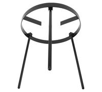 Homoyoyo Campfire Tripod for Cooking Camping Tripod Cooking Stand Iron Black Portable Quick Assembly for Barbecue and Picnic