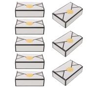 Homoyoyo Candy Snack Present Boxes Envelope Shaped Vintage European Style 16pcs Sturdy Paper Material with Beautiful Sealing Detail, for Wedding Party Favour Or Desktop Decoration