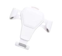 Homoyoyo Car Air Vent Gravity Bracket Phone Holder White Automatic Clamp Mobile Phone Stand for GPS Navigation Hands Driving Safety