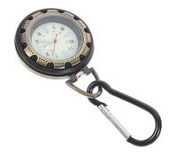 Homoyoyo Carabiner Pocket Watch Backpacker Clip Watch Outdoor Mountaineering Hanging with Luminous Dial for Hiking and Camping Random Color