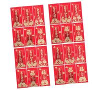 Homoyoyo Cartoon Snake Red Envelopes for Chinese Year Traditional Hong Bao Money Pockets Unique Design for Spring Festival Giving and Rewards for Cash and Greeting Cards