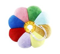Homoyoyo Cat Collar Assorted Color Flower Shape Adjustable Pet Neck Cone Pp Cotton Material Anti-lick Protection for Period after Surgery