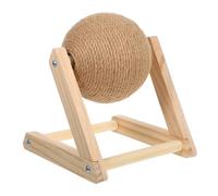 Homoyoyo Cat Scratcher Sisal Climbing Ball for Indoor Cats Kitten Training Interactive Scratching Post Small Size L-shaped