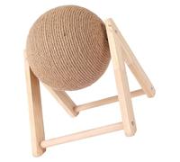 Homoyoyo Cat Scratching Ball Toy Sisal Kitten Interactive Toy for Indoor Cats Scratch Globe Natural Material and Play