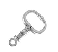 Homoyoyo Cattle Nose Ring Pliers Stainless Steel Thickened Spring Traction Tool for Small Farm Animals Handling