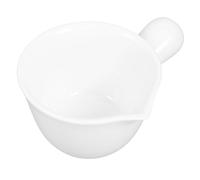 Homoyoyo Ceramic Dipping Cup with Handle Small Sauce Bowl for Soy Sauce Oil Butter Seasonings Porcelain Mini Condiment Dish for Salad Steak and Daily Use