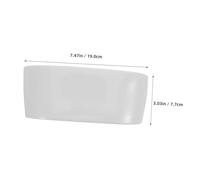 Homoyoyo Ceramic Urinal Tank Lid Cover Smooth Toilet Urinal Accessories for Commercial Bathrooms Sealed Design Easy Clean Replacement Cap for Schools Offices Restaurants