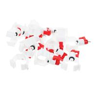 Homoyoyo Chicken Water Feeder Nipples Wear Resistant Automatic Water Drinker for Poultry 20pcs with Abs Material and Easy to Install Design Suitable for Chicken and Quail Farming