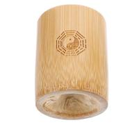 Homoyoyo Chinese I Ching Divination Bucket Bamboo Stick Pot Feng Shui Decoration Retro Vintage Game Prop for Fortune Telling and Home Display