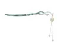 Homoyoyo Chinese Style Hairpin with Green Pendant Tassel Ancient Style Hair Stick for Women Wedding Hair Accessories Elegant Hanfu Hairpin Celebrating Eastern Culture