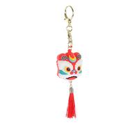 Homoyoyo Chinese Style Lion Dancing Keychain Unique Creative Keyholder Pendant for Bags and Home Decor Hanging Accessory for Festivals and Special Occasions