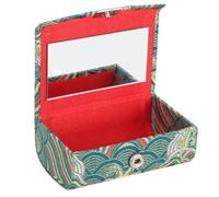 Homoyoyo Chinese Style Lipstick Box Portable Lipstick Holder for Purse Vintage Makeup Organiser Makeup Containers Organizers Travel Essentials Women