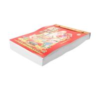 Homoyoyo Chinese Year Snake Tear Off Calendar Pages Desk Lunar Calendar with Daily Feng Shui Guidance Large Format for Home Organization