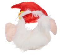 Homoyoyo Christmas Cat Cap Soft Knit Pet Hat Breathable Comfortable for Dogs and Cats Holiday Party Photo Shoot Accessory Safe Warm Headdress