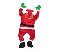 Homoyoyo Christmas Hanging Santa Claus Decoration Indoor Outdoor Climbing Santa Ornament with Festive and Warm Xmas Ambience