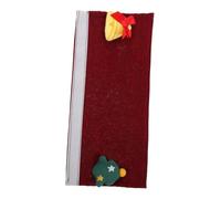 Homoyoyo Christmas Refrigerator Door Handle Covers Heat Resistant Appliance Protector with Festive Tree Bell Design for Kitchen Fridge Microwave Oven Dishwasher Safety and Holiday