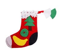 Homoyoyo Christmas Stocking Shaped Dog Sniffing Mat Slow Feeding Pet Training Mat for Puppies Dogs Stress Relief Durable and Reusable Snuffle Blanket