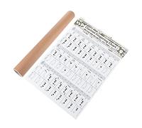 Homoyoyo Clarinet Chord Chart Learning Aid for Beginners, Practice Tool on Coated Paper, Essential Clarinet Fingering Poster for Music Students and Novice Players