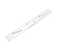 Homoyoyo Clear Acrylic Navigation Parallel Ruler for Chart Drawing Durable Sturdy Construction for Ship Captains Boat Pilots Ocean Research and Navigation Measurement
