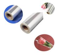 Homoyoyo Clear Cellophane Wrap Mil Thick Transparent Wrapping for Flower Bouquets Gift Baskets and Arts Crafts Moisture Resistant Protective Packaging