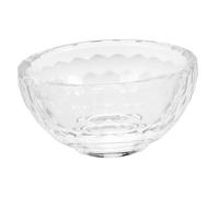 Homoyoyo Clear Glass Facial Mask Mixing Bowl Lightweight Compact Spa Crystal Bowl for Skincare Essential Oils Salon Use and DIY Beauty Treatments