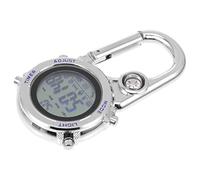 Homoyoyo Climbing Hanging Watch Clip-on Fob Watch with Accurate Time and Glow the Dark Features Sturdy Zinc Alloy and Stainless Steel Material for Outdoor Camping and Sports