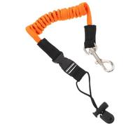 Homoyoyo Coiled Kayak Paddle Leash Orange with Quick Release Buckle | Spring Coil Design, Tpu and Nylon Build, Fast Attachment for Paddles, Sup Riders and Kayak Anglers