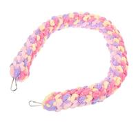 Homoyoyo Colorful Climbing Rope for Guinea Pigs and Sugar Gliders Portable Animal Accessory with Hook Wear-resistant Chew for Hamsters Gerbils and Rats to Promote Exercise and Coordination
